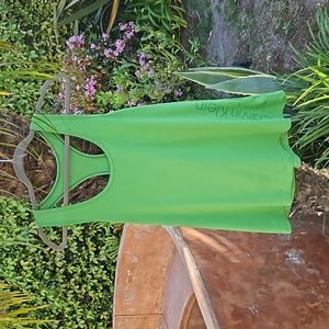 Lime Green Calvin Klein Racerback Workout Top